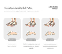 BabyFront 夢幻腳步 – 女嬰粉白柔軟嬰兒運動鞋