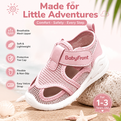 BabyFront 嬰兒涼鞋 | 適合 1-3 歲幼童的透氣學步鞋