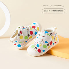 BabyFront ColorPop Prewalkers – Soft Sole Baby Shoes with Fun Polka Dot Design - 3 view
