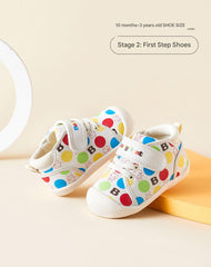 BabyFront ColorPop Prewalkers – Soft Sole Baby Shoes with Fun Polka Dot Design - 4 view