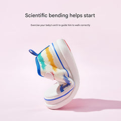BabyFront ActiveStep 運動休閒鞋 – 藍白網眼學步鞋