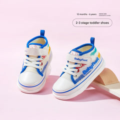 BabyFront ActiveStep 運動休閒鞋 – 藍白網眼學步鞋