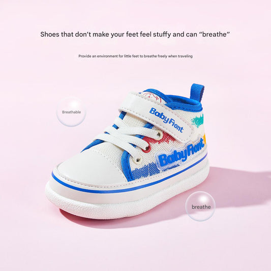 BabyFront ActiveStep 運動休閒鞋 – 藍白網眼學步鞋
