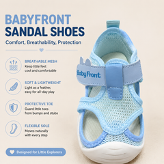 BabyFront 嬰兒涼鞋 | 適合 1-3 歲幼童的透氣學步鞋