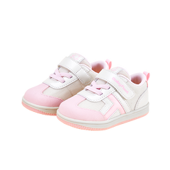 BabyFront 幼童艷陽運動鞋－白色網布鞋面搭配黃色點綴與彈性鞋帶