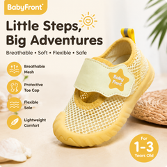 BabyFront 學步鞋 | 透氣網布軟底幼兒鞋