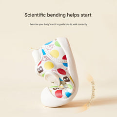 BabyFront  ColorPop Prewalkers – Soft Sole Baby Shoes with Fun Polka Dot Design - 5 view