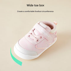 BabyFront  FlutterSteps – 女嬰粉色飛翼運動鞋
