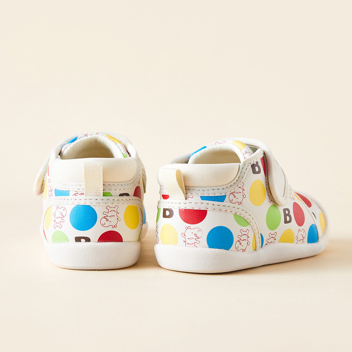 BabyFront  ColorPop Prewalkers – Soft Sole Baby Shoes with Fun Polka Dot Design - 14 view