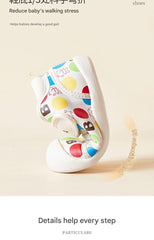 BabyFront  ColorPop Prewalkers – Soft Sole Baby Shoes with Fun Polka Dot Design - 7 view