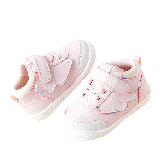 BabyFront  FlutterSteps – 女嬰粉色飛翼運動鞋