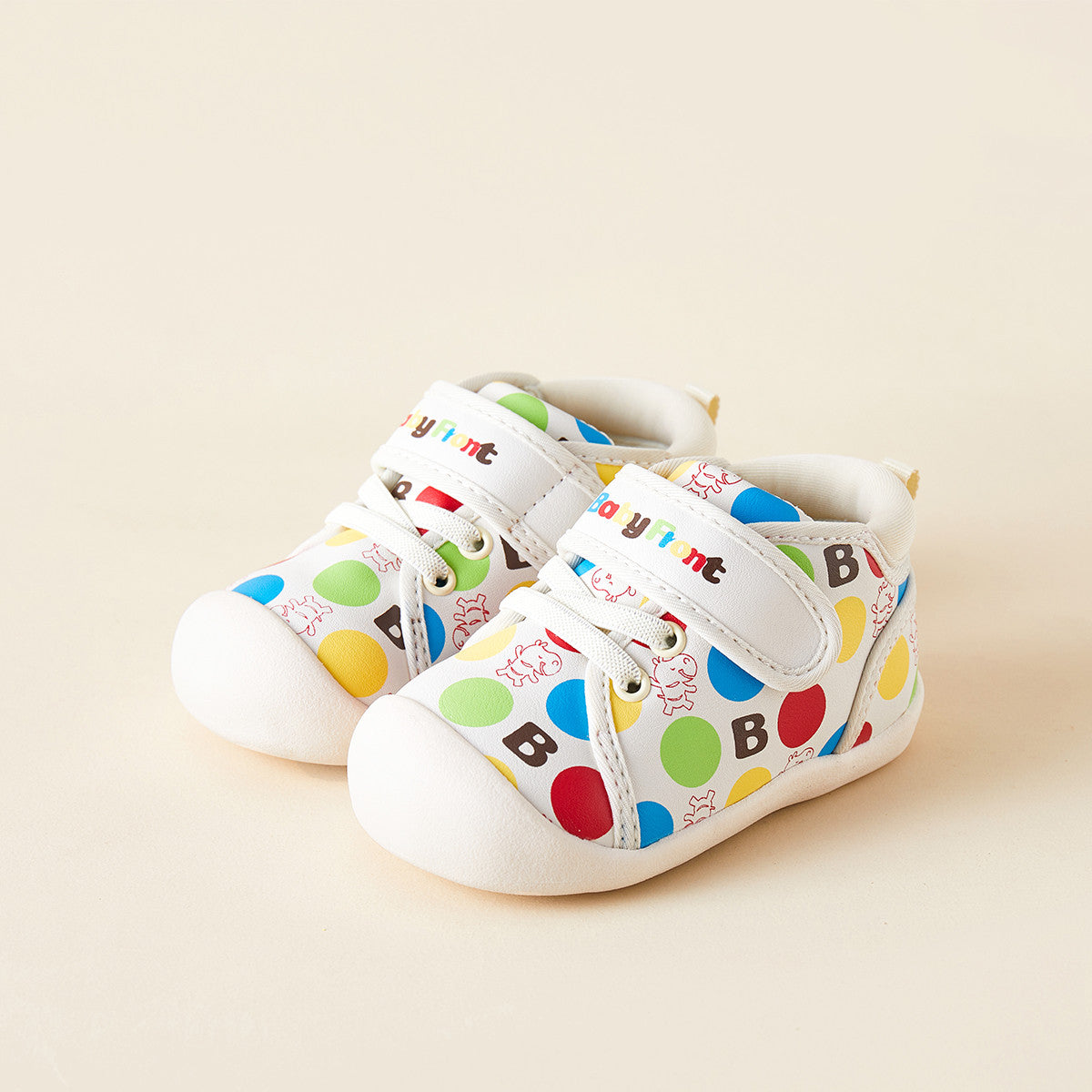 BabyFront  ColorPop Prewalkers – Soft Sole Baby Shoes with Fun Polka Dot Design - 12 view