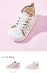 BabyFront CozyStep 中筒幼兒鞋 – 粉紅卡通印花學步鞋