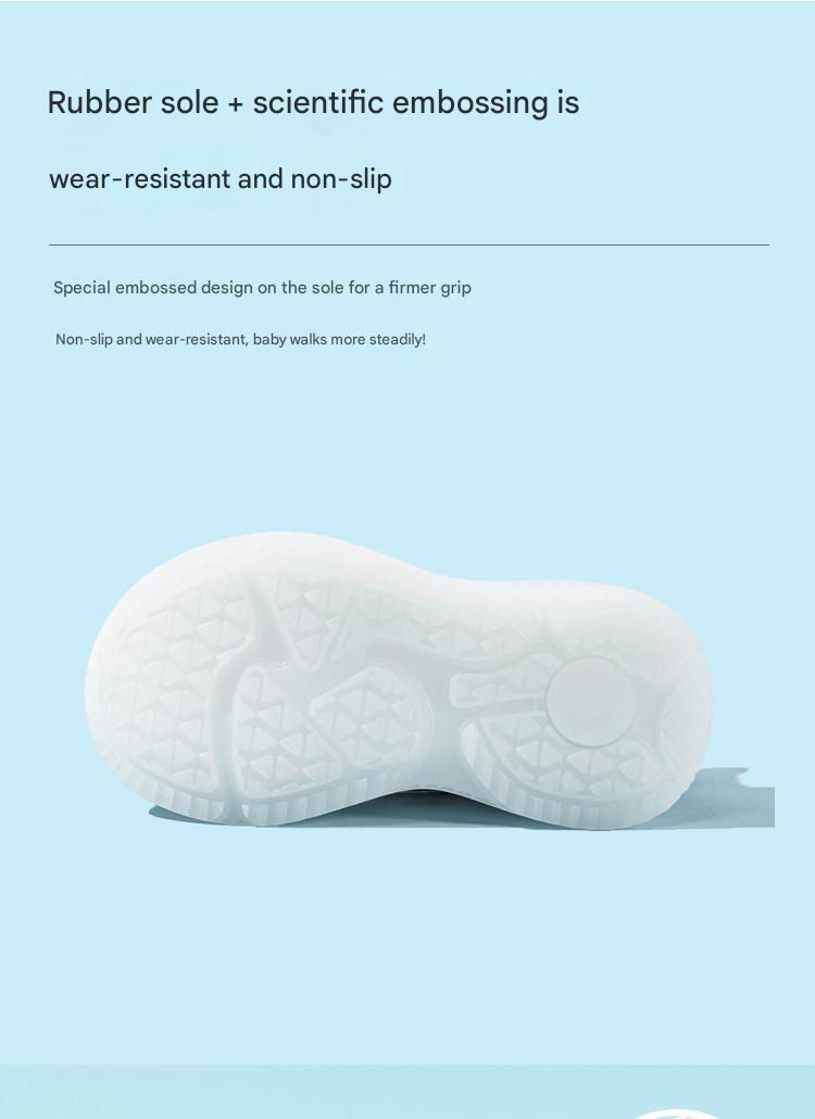 Baby Front Pastel Checkerboard Kids Knit Sneakers - Breathable Lightweight Toddler Shoes (White/Peach) - 7 view