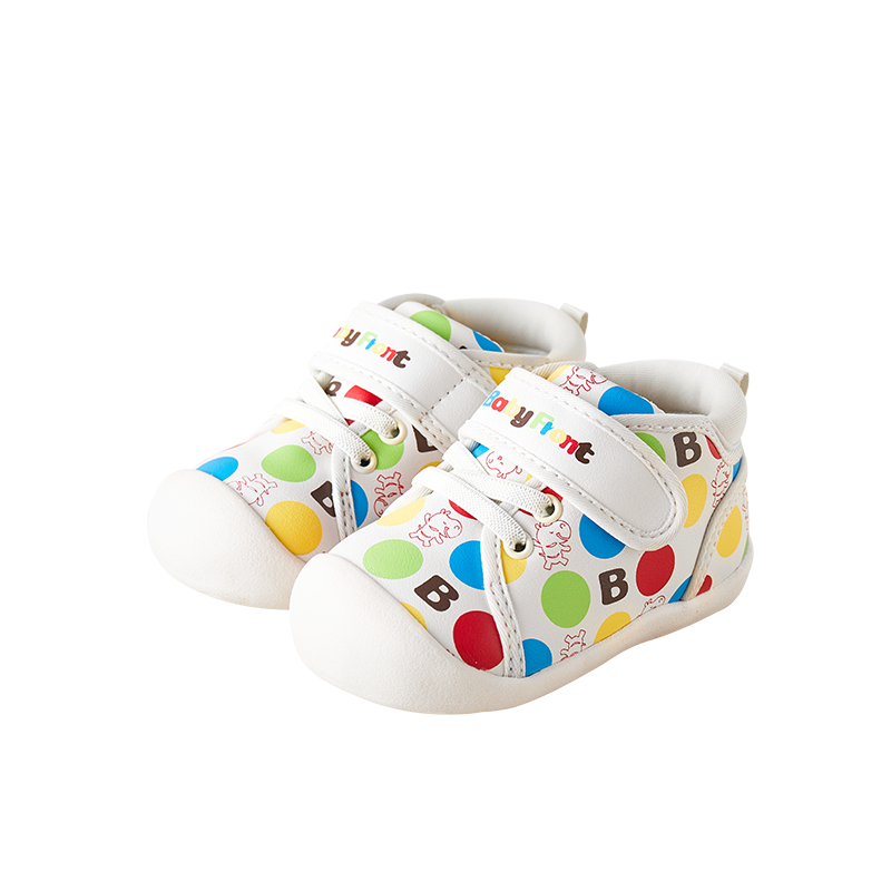 BabyFront  ColorPop Prewalkers – Soft Sole Baby Shoes with Fun Polka Dot Design - 1 view