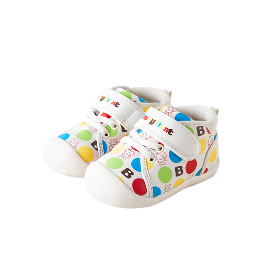 BabyFront  ColorPop Prewalkers – Soft Sole Baby Shoes with Fun Polka Dot Design - 1 view