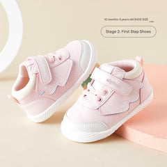 BabyFront  FlutterSteps – 女嬰粉色飛翼運動鞋